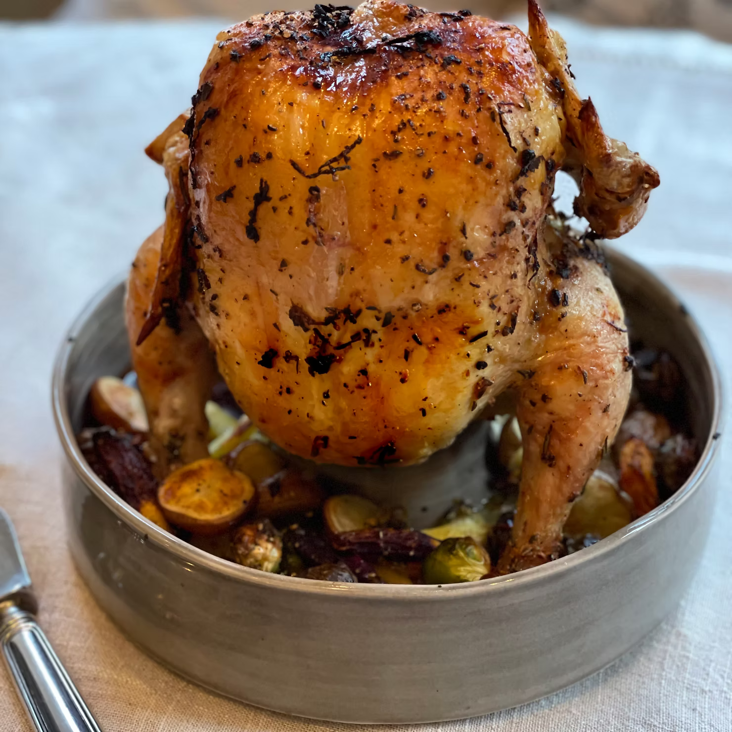 Roast Lemon Chicken in our Baker