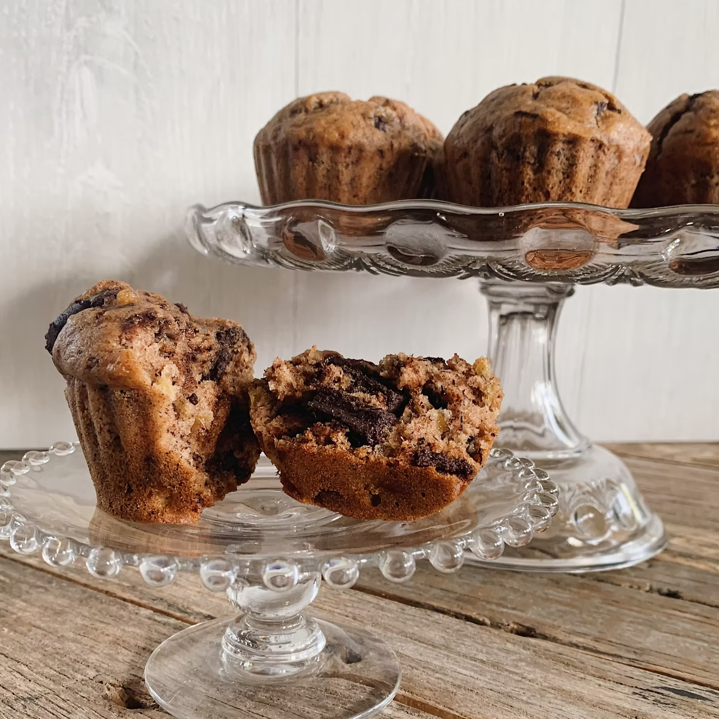Chocolatey Banana Muffins