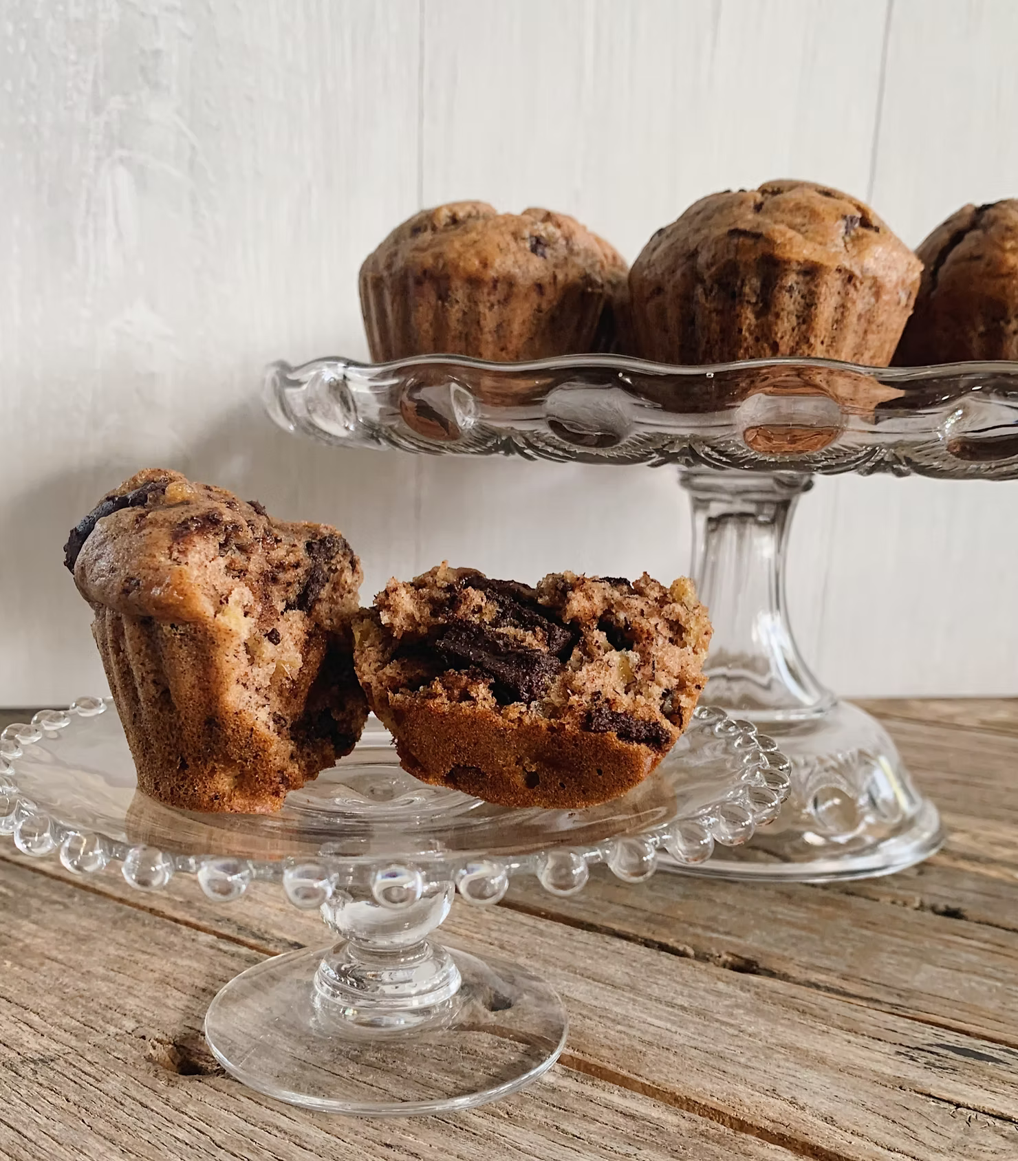 Chocolatey Banana Muffins