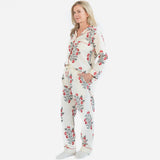 Rebecca White Long PJ Set