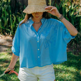 Embroidered Horse Blouse