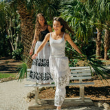 Embroidered Cadence Skirt- Grey