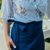 Inese Block Print Blouse