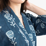 Blue Batik Robe