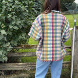 The Sara Wool Jacket- Plaid Heart