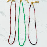 16'' Smooth Ruby Necklace