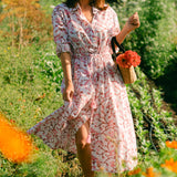 Jasmine Shirt Dress- Pink