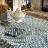 Green Trellis Tablecloth