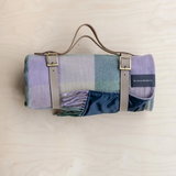 Recycled Wool Picnic Blanket- Thistle Meadow Check