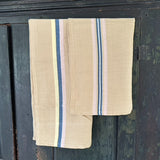Tea Towel Set- Ochre and Pink