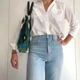 Velvet Tote- Emerald