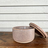 Round Stoneware Bowl  with Lid