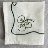 Veggie Embroidered Cocktail Napkin Set