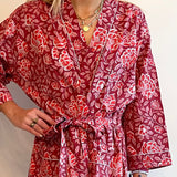 Robe, Red Floral