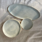 Glazed Oval Serving Tray
