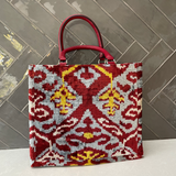 Velvet Tote- Red