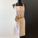Beige Striped Apron