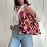 Velvet Tote- Hearts