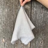 Linen Embroidered Hand Towels- Ski Set