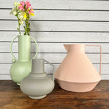 Light Green Metal Vase