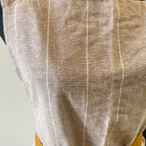 Beige Striped Apron