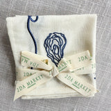 Apero Embroidered Cocktail Napkin Set