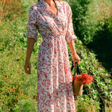 Jasmine Shirt Dress- Pink