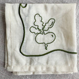 Veggie Embroidered Cocktail Napkin Set