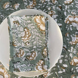Sage and Mustard Napkins
