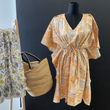 Peach Floral Coverup