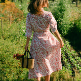 Jasmine Shirt Dress- Pink