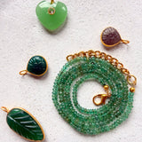 16'' Zambia Emerald Necklace