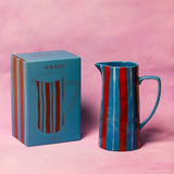 Light Blue & Red Jug