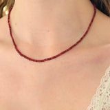 16'' Smooth Ruby Necklace