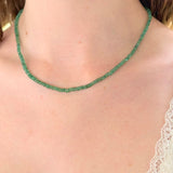16'' Zambia Emerald Necklace