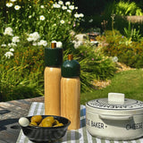 Salt & Pepper Grinder - Green & Gold: Large