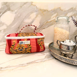 Pink on Pink Tiger Stripe Cosmetic Bag