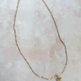 18K Gold Paperclip Chain Necklace