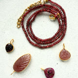 16'' Smooth Ruby Necklace