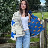 The Sara Wool Jacket- Slub Plaid