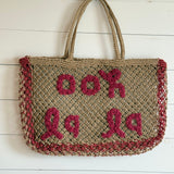 Jute Beach Tote- Oh La La