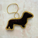 Embroidered Charm- Dachshund
