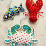 Beaded Charm- Crab