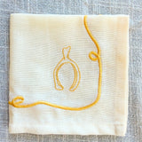 Wish Embroidered Cocktail Napkin Set