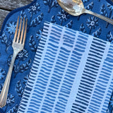 Blue Dash Napkin Set