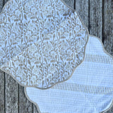 Beige Dash/Floral Placemat