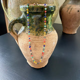 Multi Colour glimmer necklace