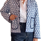Reversible Pink and Blue Jacket