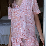 Pink Leopard Short Cotton PJs