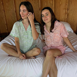 Green Leopard Short Cotton PJs